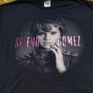 Women's Black Medium Selena Gomez Stars Dance Tour 2013 Shirt Music Concert